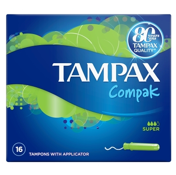 TAMPAX Compak Super Tampony s aplikátorem 16 kusů