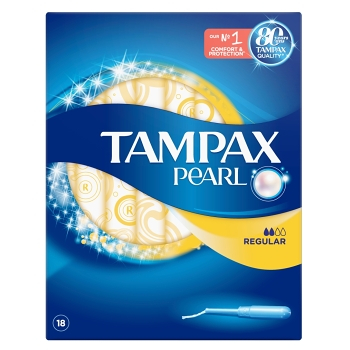 TAMPAX Pearl Regular Tampony s aplikátorem 18 ks