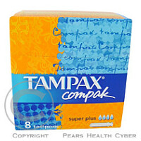DH tampóny Tampax compak super plus 8 ks