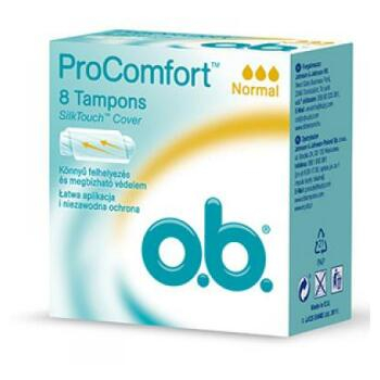 Tampony o.b.® ProComfort™ Normal 8 kusů