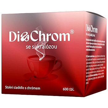 DI CHROM Se sukralózou stolní sladidlo 600 tablet (Tabletová sladidla) - DIA