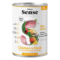 DIBAQ Sense konzerva pro psy adult chicken & duck 380 g