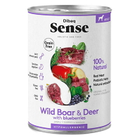 DIBAQ Sense konzerva pro psy adult wild boar&deer 380 g