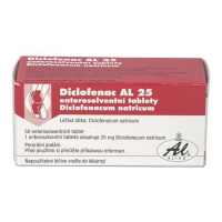 DICLOFENAC AL 25 25 mg 50 tablet