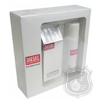Diesel Plus Plus Feminine - toaletní voda s rozprašovačem 75 ml + deospray 150 ml