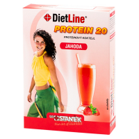 DIETLINE Protein 20 Koktejl Jahoda 3 sáčky