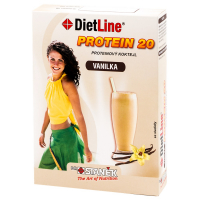 DIETLINE Protein 20 Koktejl Vanilka 3 sáčky