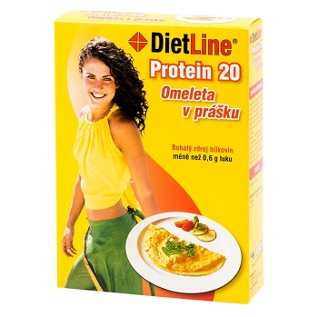 DIETLINE Protein 20 Omeleta v prášku 3 sáčky