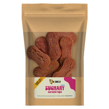 DINGO Suchary s červenou řepou bezlepkové 250 g (Piškoty a sušenky pro psy)
