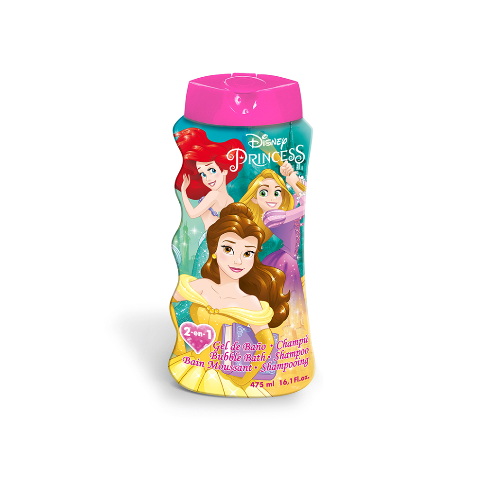 EP LINE Disney princess pěna do koupele a šampón 475 ml