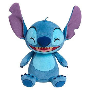 JUST PLAY Disney Stitch smějící se interaktivní hračka 28 cm (Elektronické hračky) - Vibrující, Se zvukem