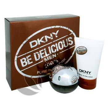 DKNY Be Delicious pour Homme - toaletní voda s rozprašovačem 100 ml + sprchový gel 75 ml