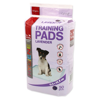 DOG FANTASY Podložka Lavender 55,8 x 55,8 cm 50 ks (Absorpční podložky a pleny pro psy)
