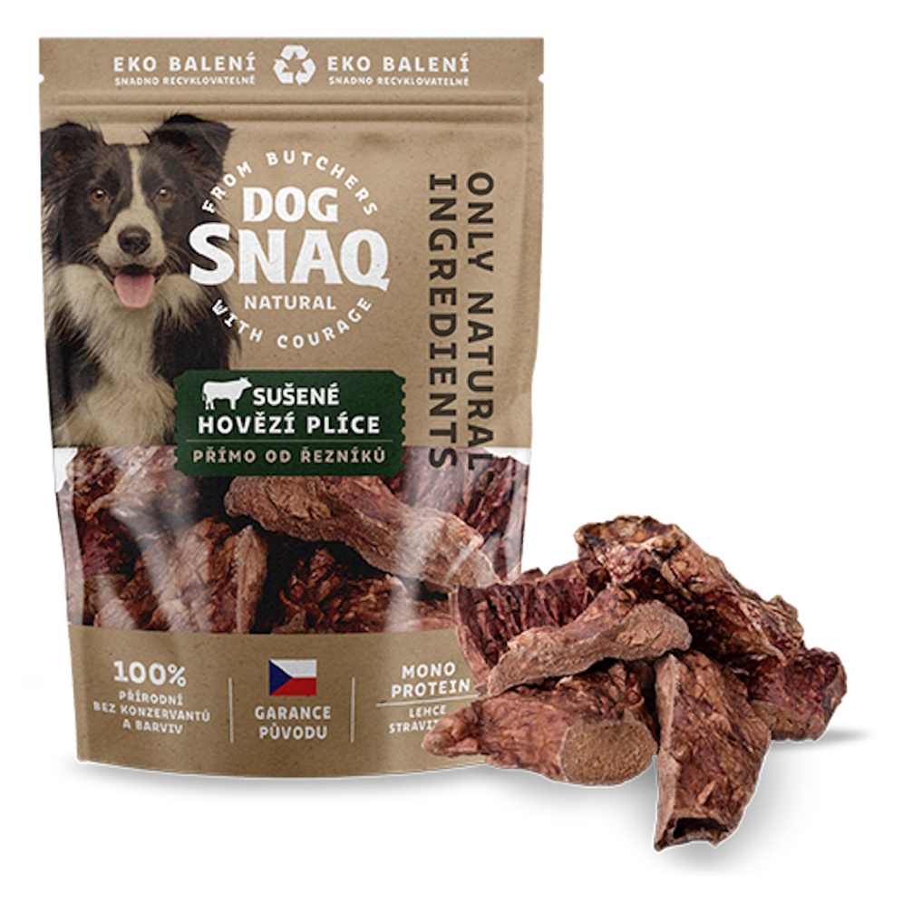 Levně DOG SNAQ Hovězí plíce sušené 1 ks, Hmotnost balení: 80 g