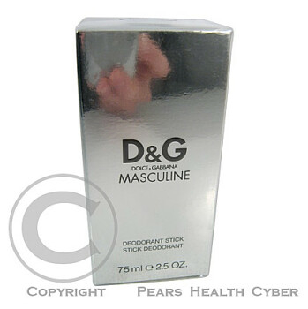 Dolce & Gabbana D&G Masculine - tuhý deodorant 75 ml