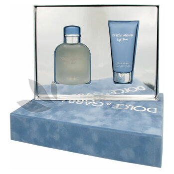 Dolce & Gabbana Light Blue Pour Homme - toaletní voda s rozprašovačem 125 ml + balzám po holení 75 ml