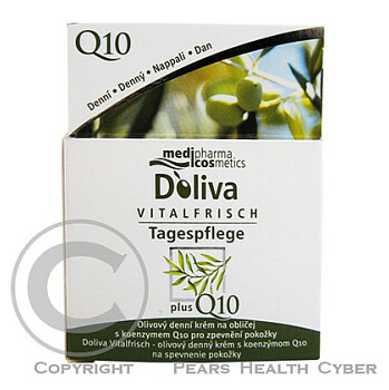 DOLIVA Olivový denní krém na obličej s koenzymem Q10 50 ml