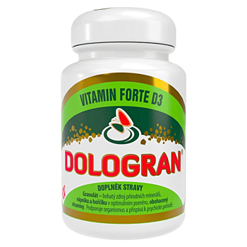 DOLOGRAN Vitamin Forte D3 90g (Hořčík, magnézium) - Vícesložkové