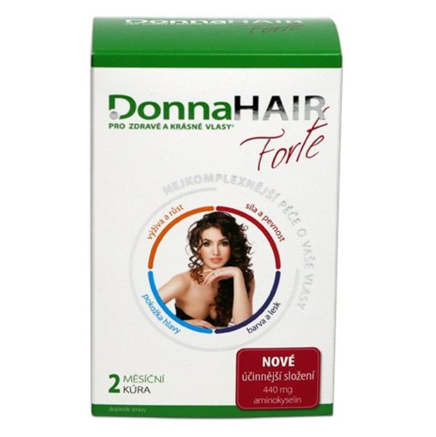 DONNA HAIR Forte 2 měsíční kúra 60 tobolek