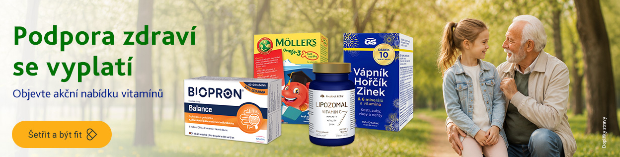 Doplňky stravy a vitamíny v akci