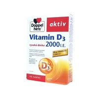 DOPPEL HERZ Vitamin D3 2000 I.E. 45 tablet 30.06.2022