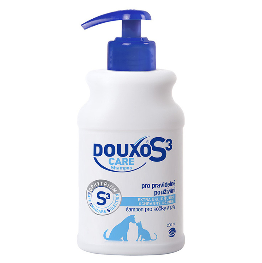 E-shop DOUXO S3 Care šampon pro každodenní péči pro psy a kočky 200 ml