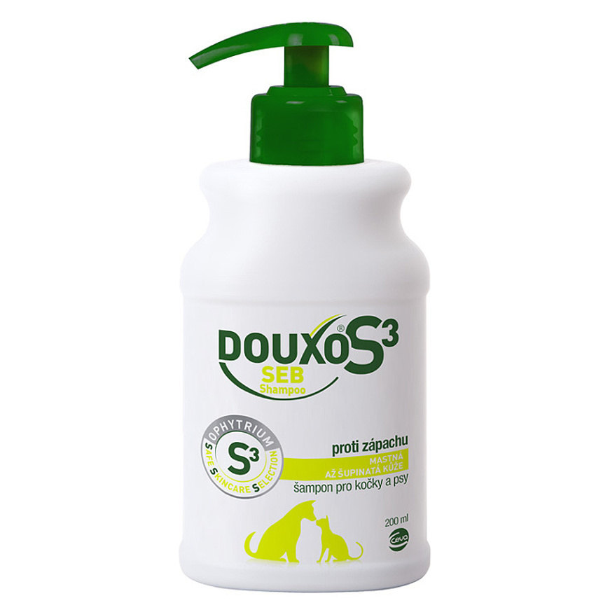 E-shop DOUXO S3 Seb šampon pro psy a kočky 200 ml