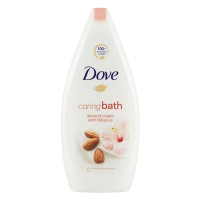 DOVE s mandlovým krémem a ibiškem Jemná krémová pěna do koupele 500 ml