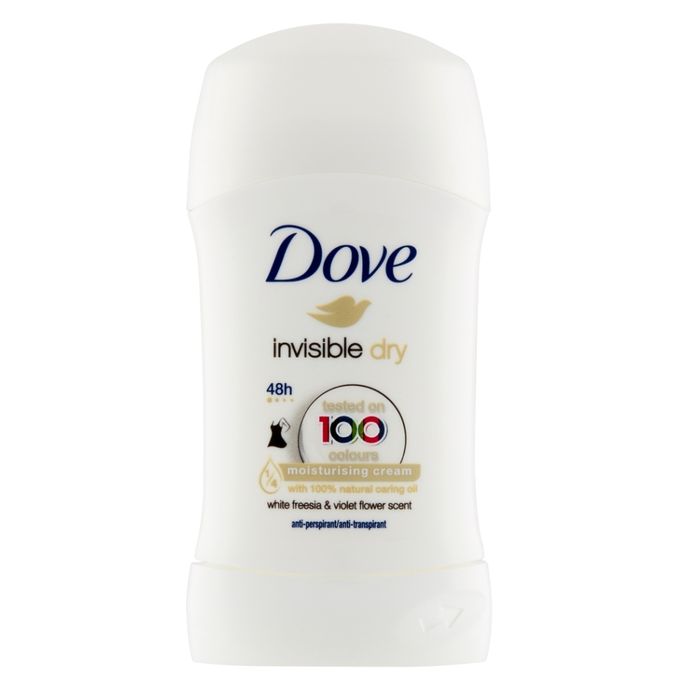 DOVE Invisible Dry tuhý antiperspirant 40 ml