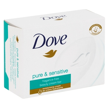 DOVE Pure&Sensitive tuhé mýdlo 100 g