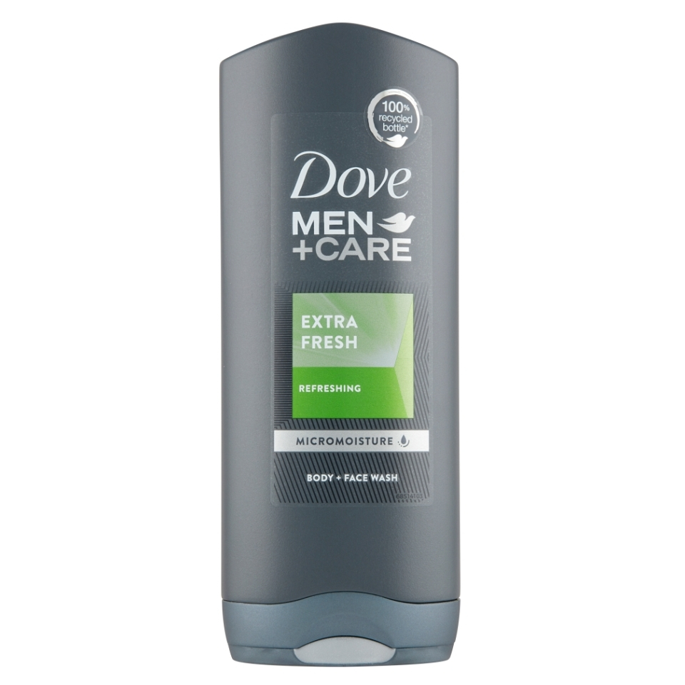 E-shop DOVE Men+Care Extra Fresh sprchový gel na tělo a obličej 400 ml