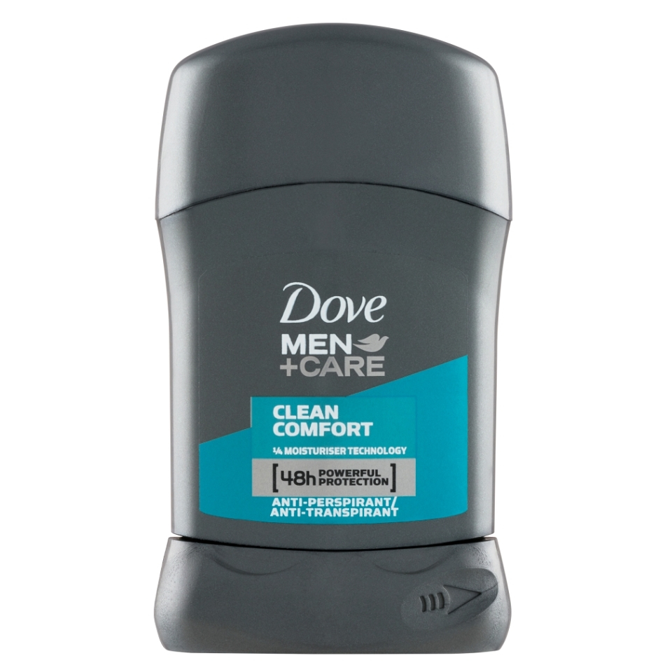 DOVE Men+Care Clean Comfort tuhý antiperspirant pro muže 50 ml