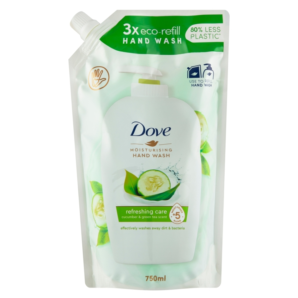 E-shop DOVE tekuté mýdlo Refreshing Care náhradní náplň 750 ml
