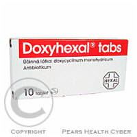 DOXYHEXAL TABS  10X100MG Tablety