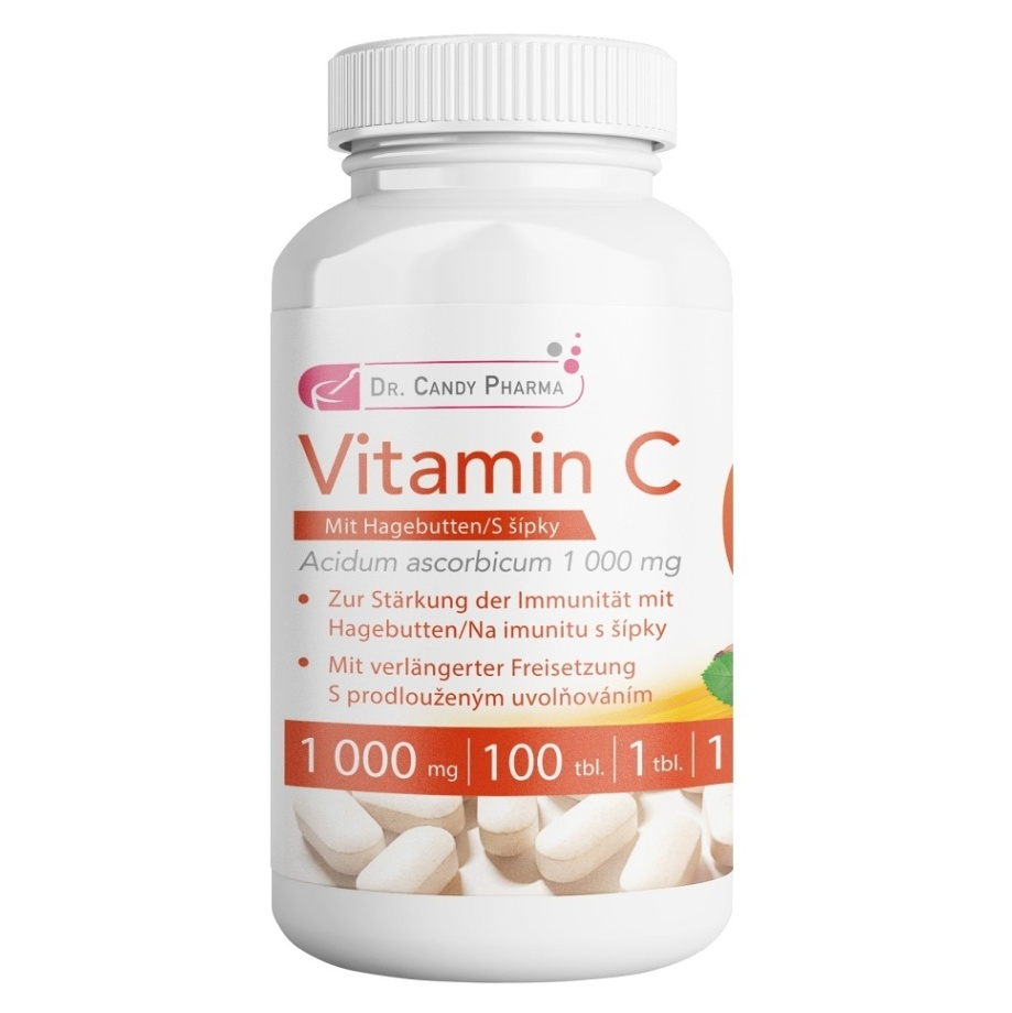 E-shop DR.CANDY PHARMA Vitamin C akut 1000 mg 100 tablet