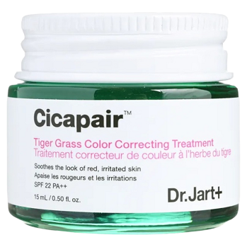 DR. JART+ Pleťový krém proti zarudnutí Cicapair SPF 22 15 ml (Korejské opalovací přípravky) - Korejská