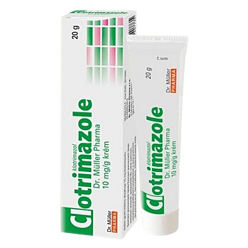 DR. MÜLLER Clotrimazole 10mg/g krém 20 g (Přípravky na plísně a mykózy)