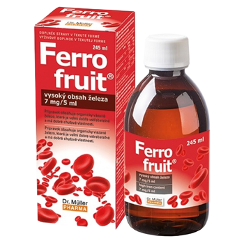 DR. MÜLLER Ferrofruit 245 ml (Železo) - Vícesložkové