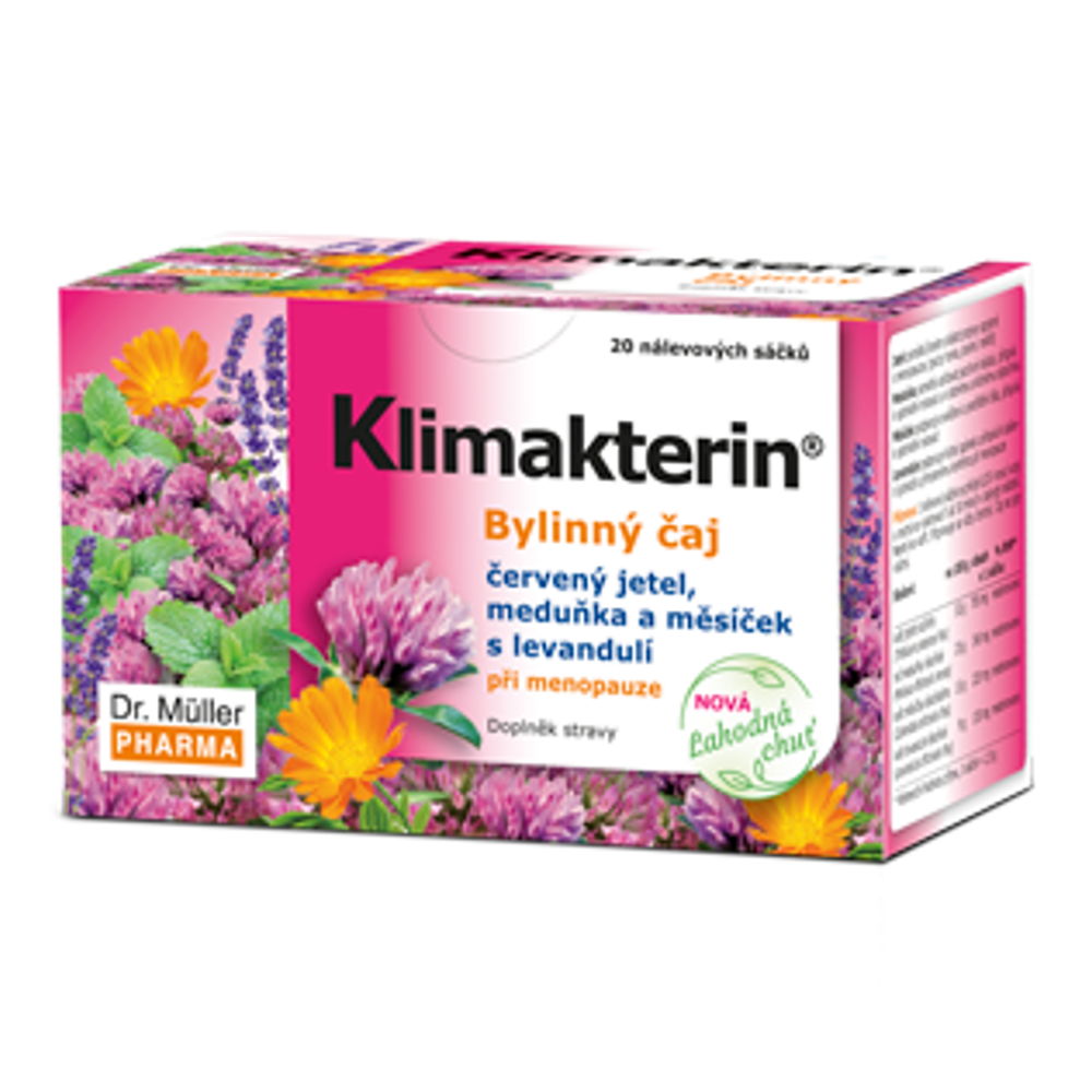 Levně DR.MÜLLER Klimakterin bylinný čaj při menopauze 20 nálevových sáčků