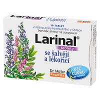 DR. MÜLLER Larinal tablety se šalvějí a lékořicí 16 tablet
