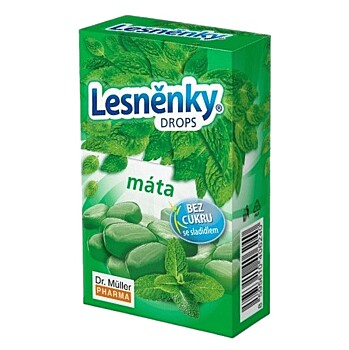 DR. MÜLLER Lesněnky máta bez cukru 38 g (Vitamín C)