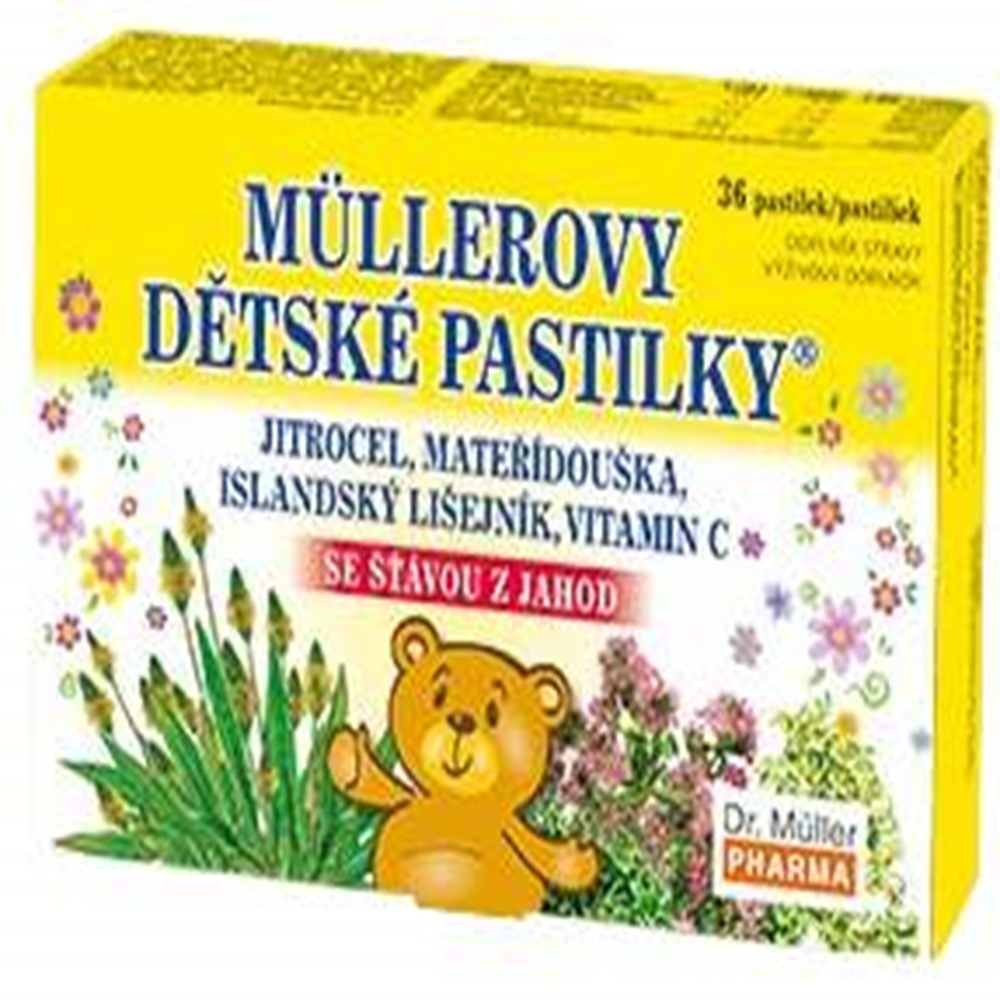 DR. MÜLLER Müllerovy dětské pastilky 36 pastilek