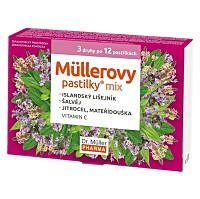 DR. MÜLLER Müllerovy pastilky mix 3 druhy po 12 kusech ZP