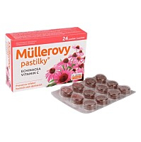 DR. MÜLLER Müllerovy pastilky s echinaceou 24 kusů ZP
