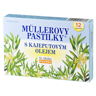 DR. MÜLLER Müllerovy pastilky kajeputový olej 12 kusů