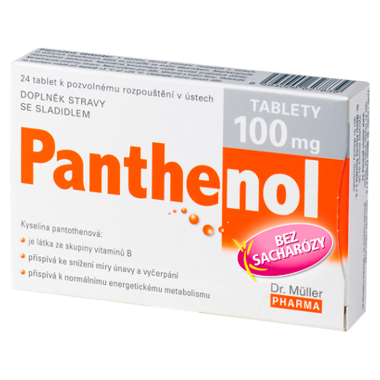 Levně DR. MÜLLER Panthenol tablety 100 mg 24 tablet