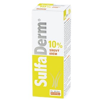 DR. MÜLLER  SulfaDerm sírový krém 10% 200 ml (Kosmetika na akné)