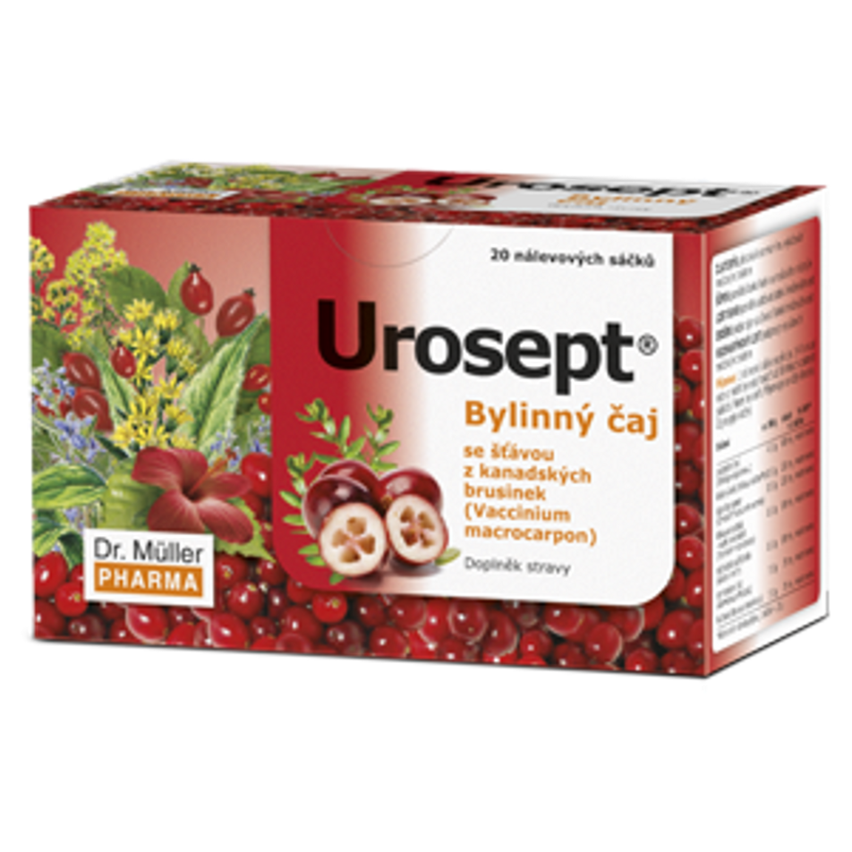 E-shop DR. MÜLLER Urosept bylinný čaj n.s. 20 x 2 g