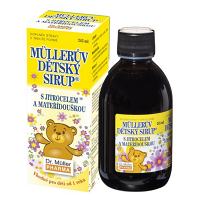 DR. MÜLLER Müllerův dětský sirup s jitrocelem, mateřídouškou a vitamínem C 245 ml