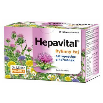 DR. MÜLLER Hepavital bylinný čaj 20 sáčků
